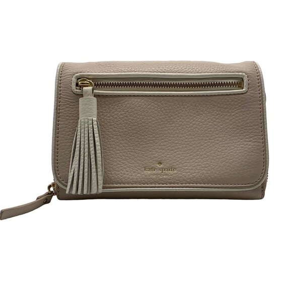 Kate Spade Chester Street Cement Leather Avie Crossbody - Picture 1 of 12